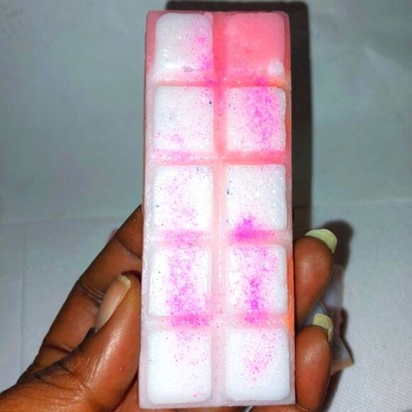 hand crafted Pink Sangria wax Melt bar 1pc - Picture 3 of 7